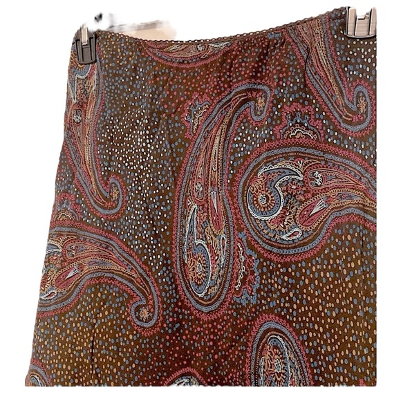 SOLD :: Style & Co. Paisley Midi Skirt - Picture 4 of 6